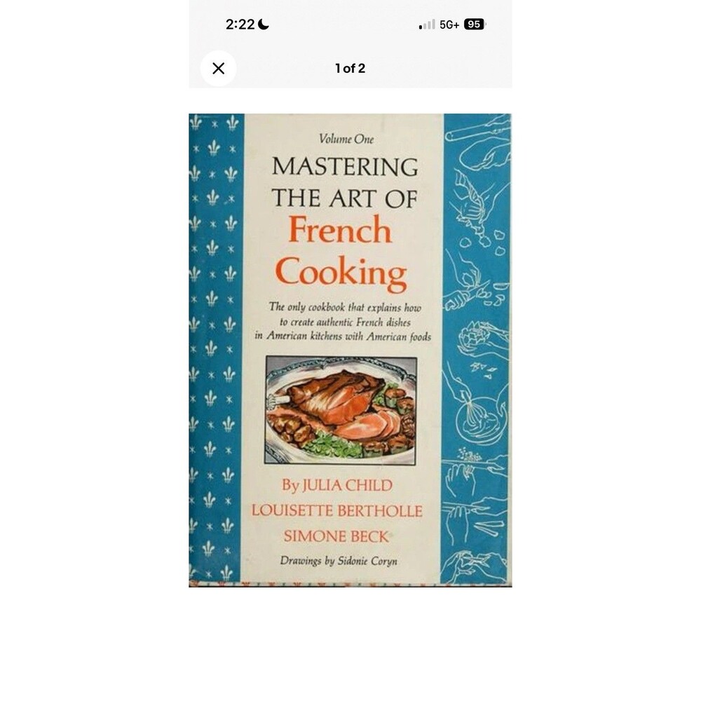 Mastering The Art Of French Cooking Vol 1 Julia Child Hardcover 1961